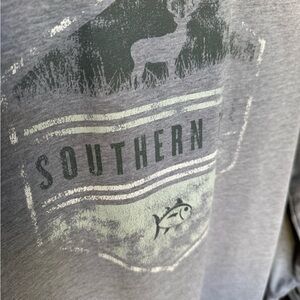 Southern Tide Gray Long Sleeve Tee